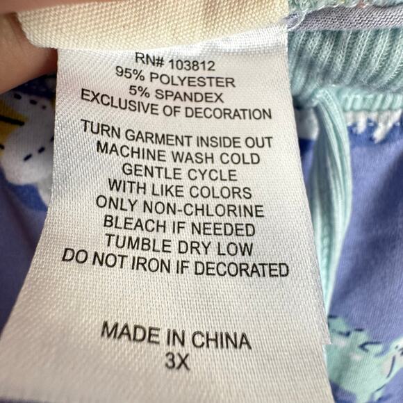 Munki-Munki Nite Nite Costume Dogs Lightweight Drawstring Pajama Lounge Pants 3X - Picture 5 of 5